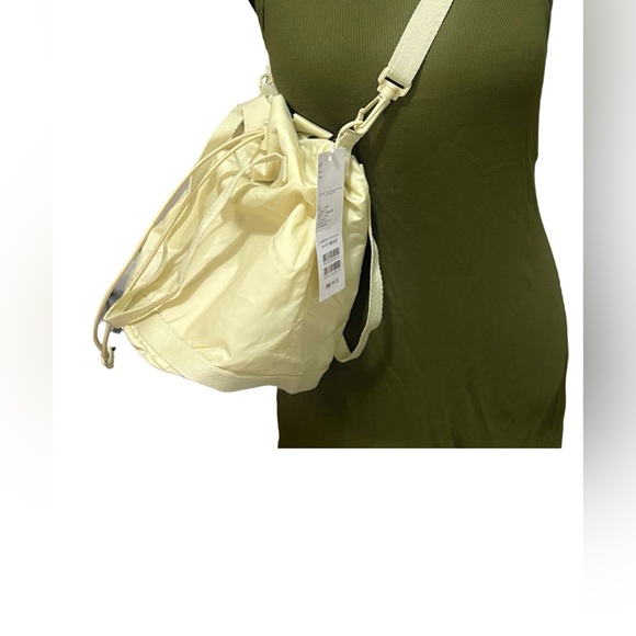 Drawstring Nylon Japanese Camera Crossbody Handbag Minimalist Trend Tote Hobos - Picture 9 of 10